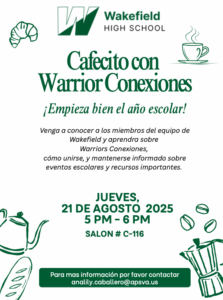 warriors conexiones flyer for august