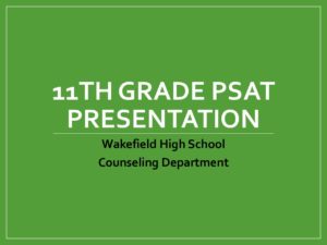 Fall 11th Grade PSAT Presentation