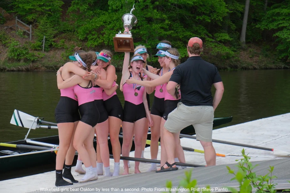 Wakefield boys and girls sweep Virginia rowing championships