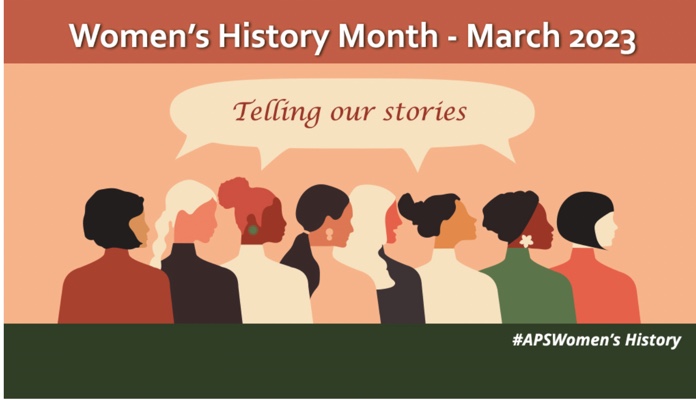 APS, 여성 역사의 달을 기념하다