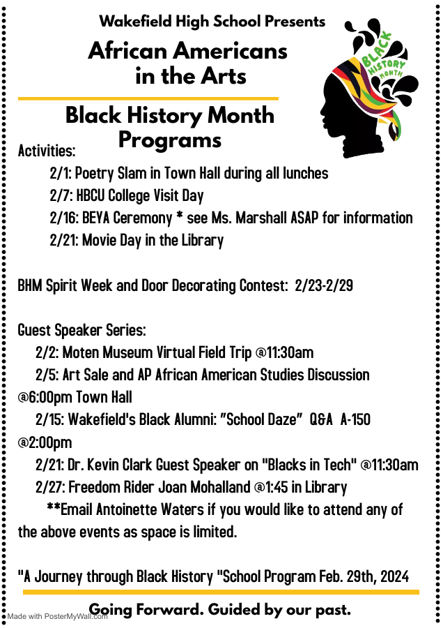 Black History Month 2024 Event Calendar