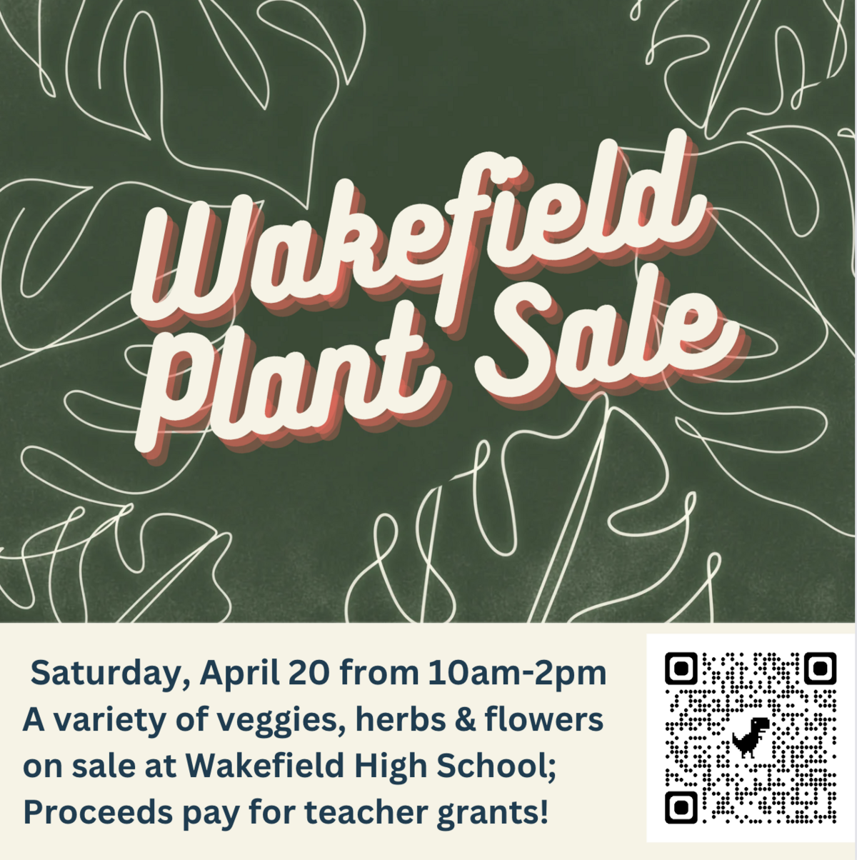 Wakefield Plant Sale Banner