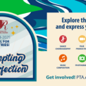 National PTA Poster announcing 2024 contest theme Accepting Imperfection.