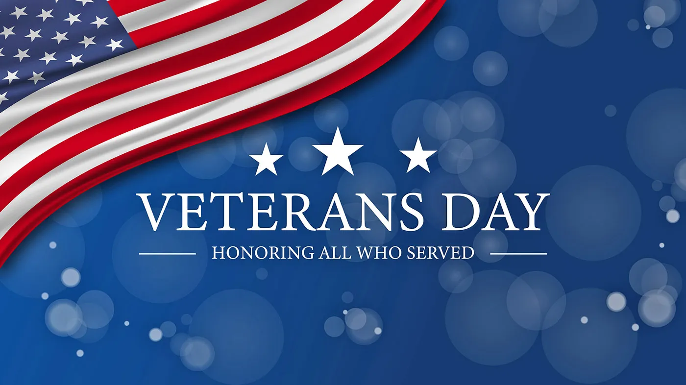 Veterans day banner