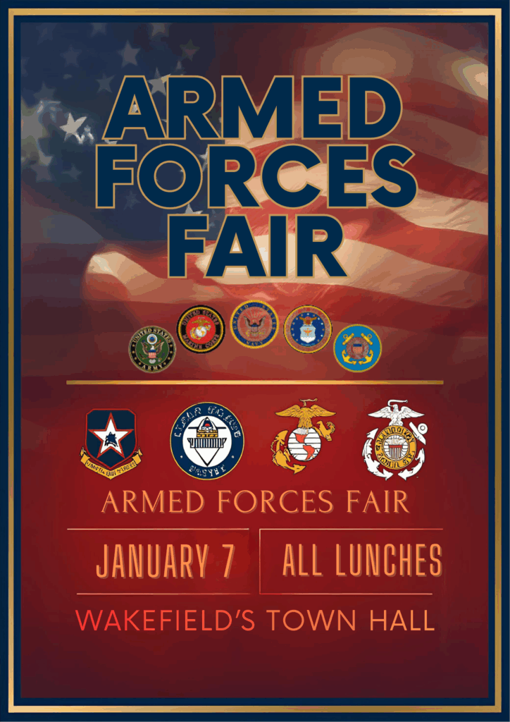 Arm forces fair flyer.