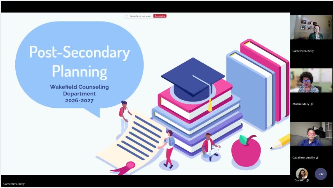 Screenshot of virtual meeting